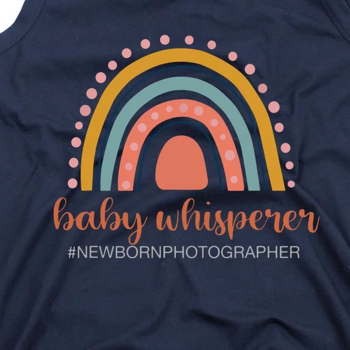 Baby Whisperer Newborn Photographer Rainbow Photographer Tank Top