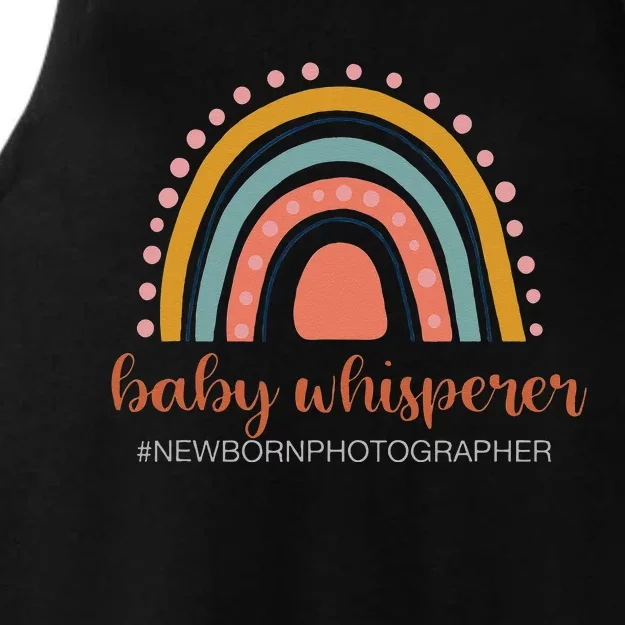 Baby Whisperer Newborn Photographer Rainbow Photographer Ladies Tri-Blend Wicking Tank