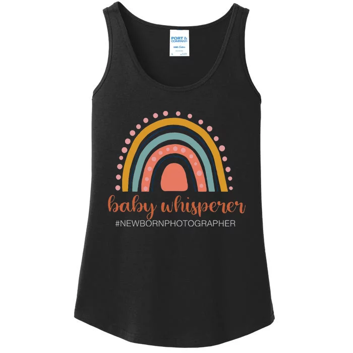 Baby Whisperer Newborn Photographer Rainbow Photographer Ladies Essential Tank