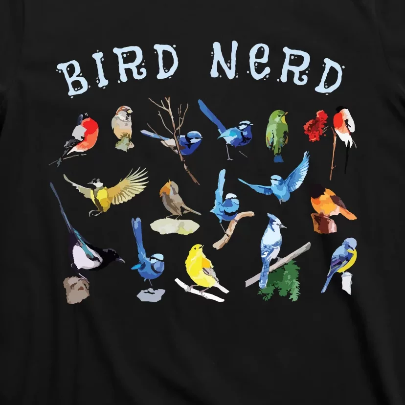 Bird Watching Nerd Birdwatching Birds Lover Cute Funny Gift T-Shirt