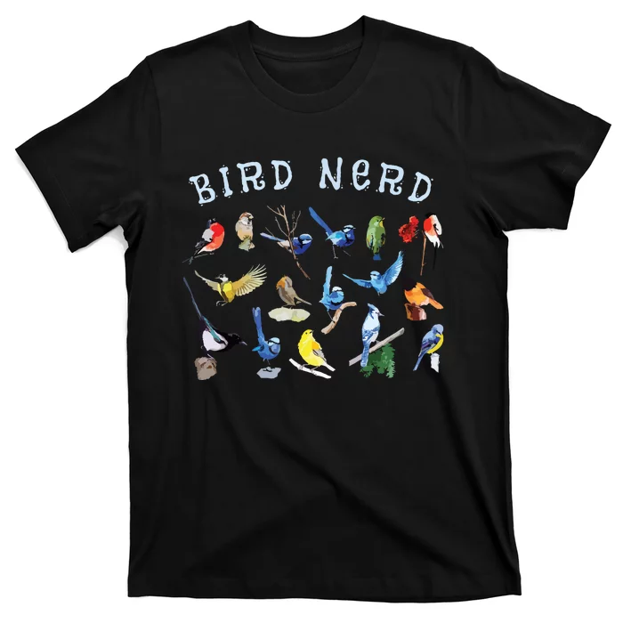 Bird Watching Nerd Birdwatching Birds Lover Cute Funny Gift T-Shirt