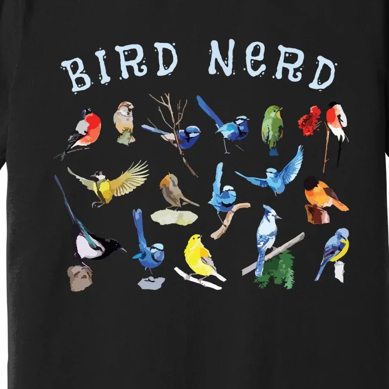 Bird Watching Nerd Birdwatching Birds Lover Cute Funny Gift Premium T-Shirt