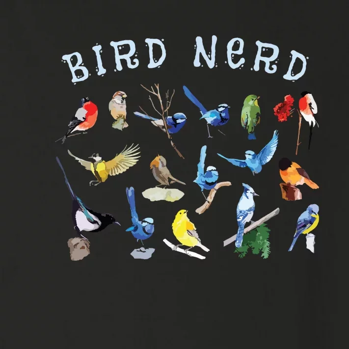 Bird Watching Nerd Birdwatching Birds Lover Cute Funny Gift Toddler Long Sleeve Shirt