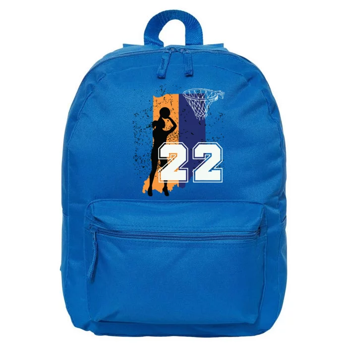 Basketball Women No 22 Jersey 16 in Basic Backpack