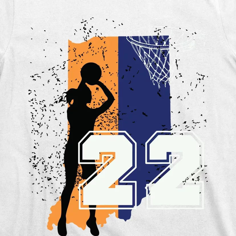 Basketball Women No 22 Jersey T-Shirt