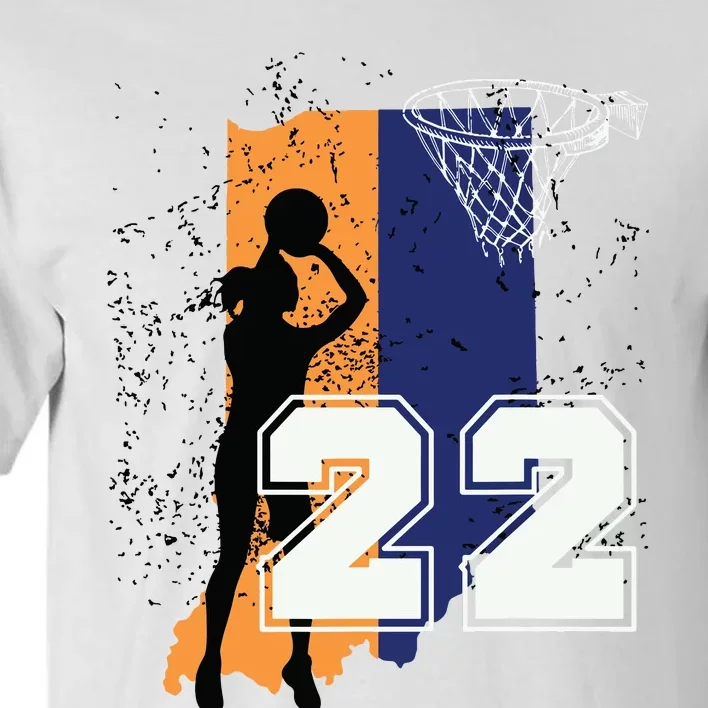 Basketball Women No 22 Jersey Tall T-Shirt