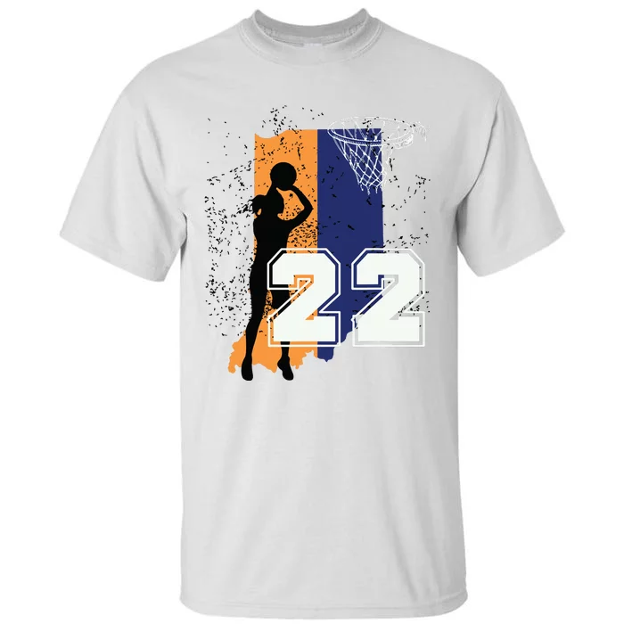 Basketball Women No 22 Jersey Tall T-Shirt