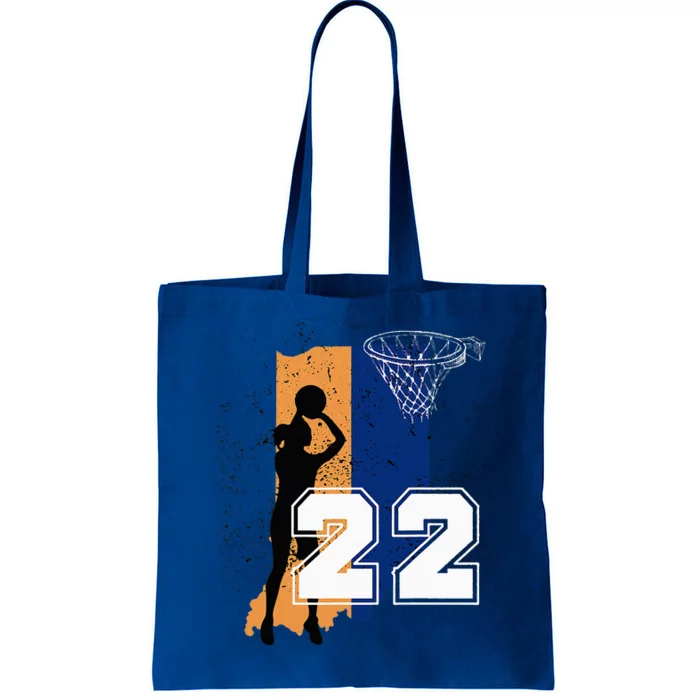 Basketball Women No 22 Jersey Tote Bag