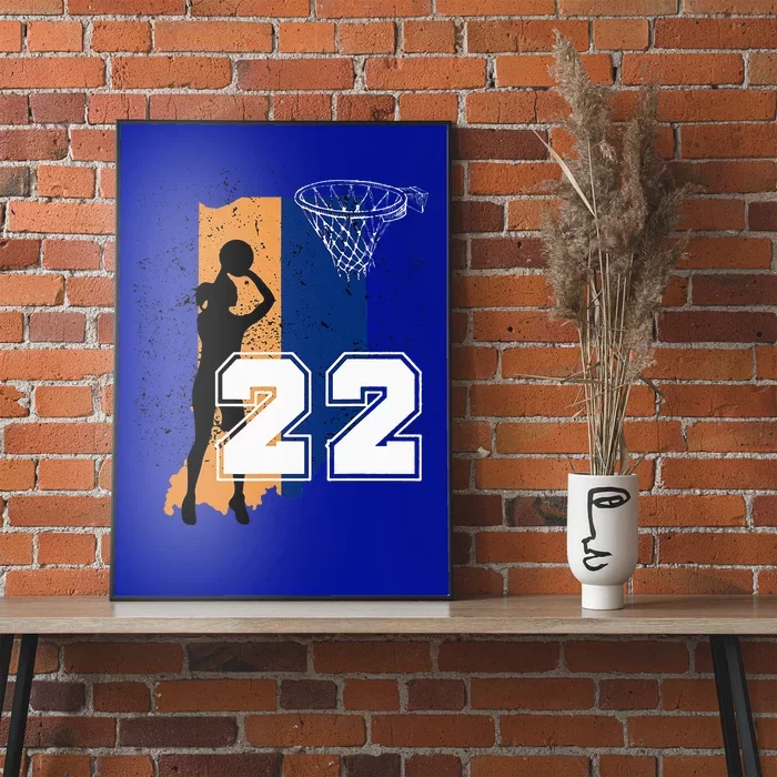 Basketball Women No 22 Jersey Poster