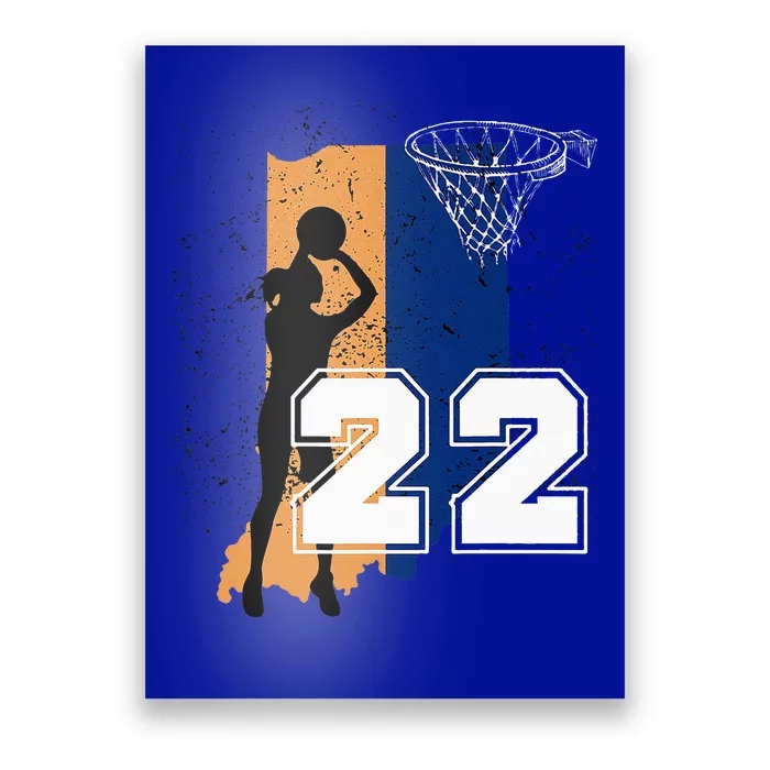 Basketball Women No 22 Jersey Poster