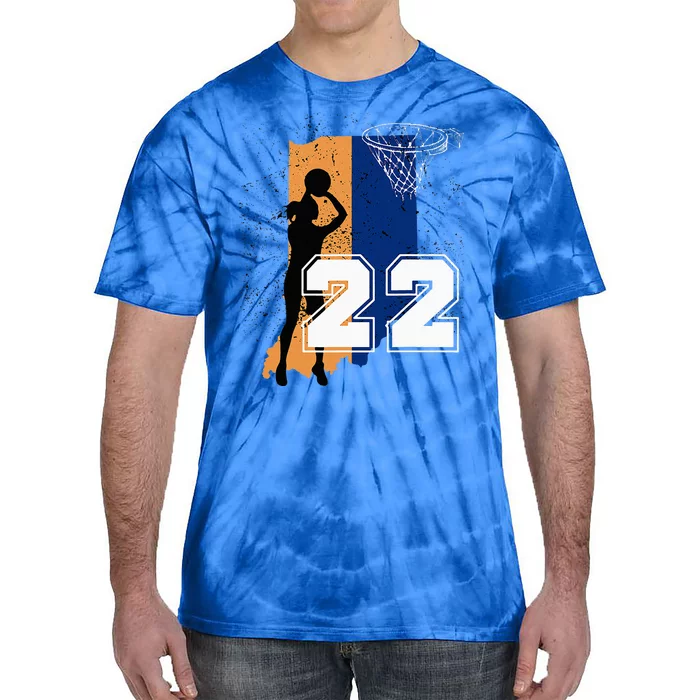 Basketball Women No 22 Jersey Tie-Dye T-Shirt