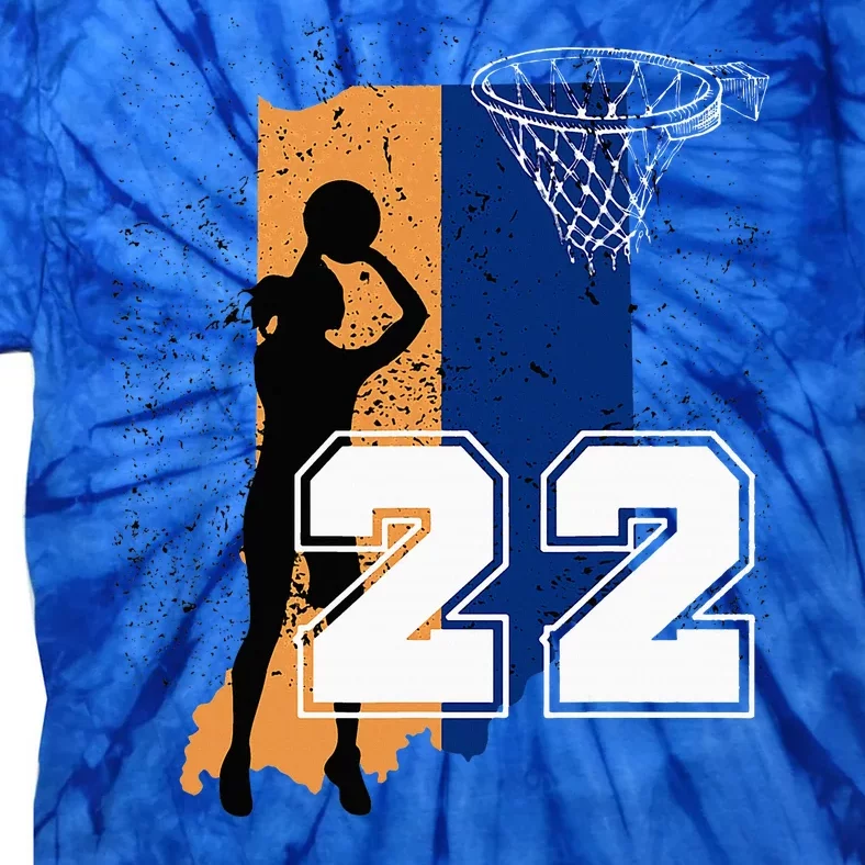 Basketball Women No 22 Jersey Tie-Dye T-Shirt