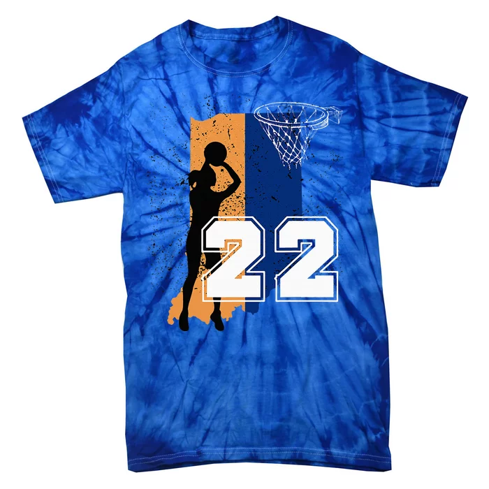 Basketball Women No 22 Jersey Tie-Dye T-Shirt