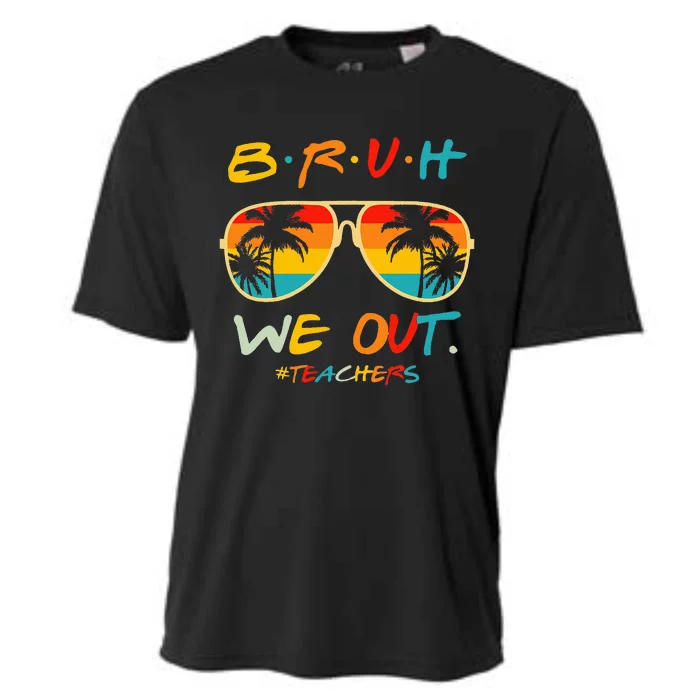 Bruh We Out Happy Last Day Of School Cooling Performance Crew T-Shirt