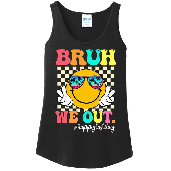 Bruh We Out Teachers Summer Last Day Of School Ladies Essential Tank