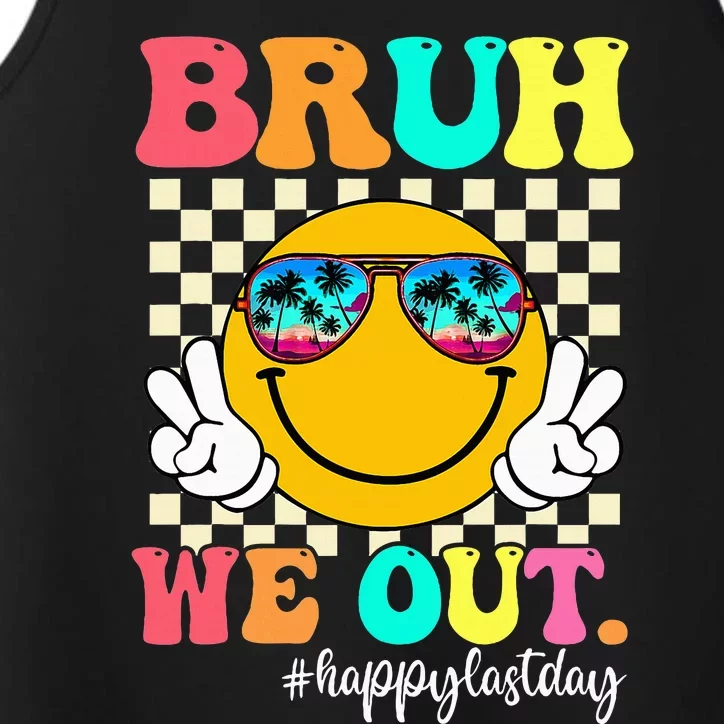 Bruh We Out Teachers Summer Last Day Of School Performance Tank