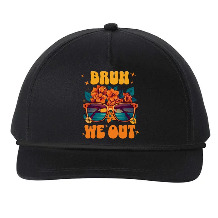 Bruh We Out Gift Snapback Five-Panel Rope Hat