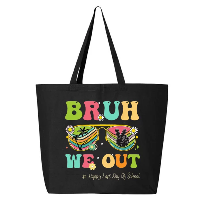 Bruh We Out Funny Last Day Of School Teacher Summer 25L Jumbo Tote