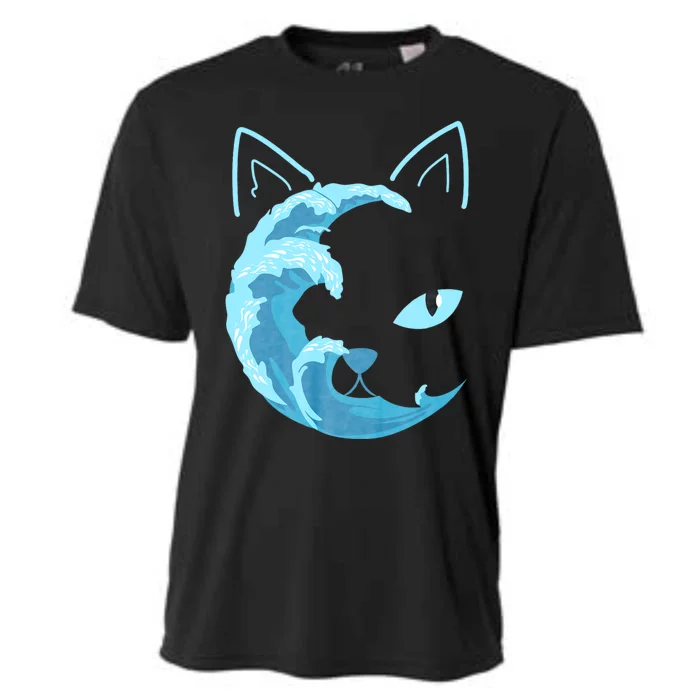 Blue Wave Of Cat Ladies For Kamala Cooling Performance Crew T-Shirt