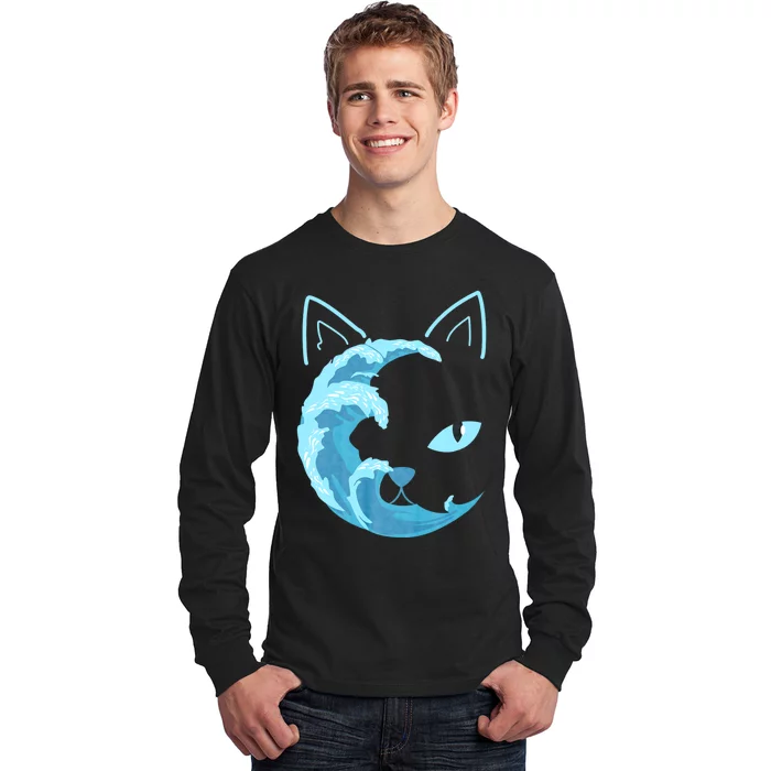 Blue Wave Of Cat Ladies For Kamala Long Sleeve Shirt