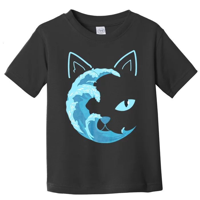 Blue Wave Of Cat Ladies For Kamala Toddler T-Shirt