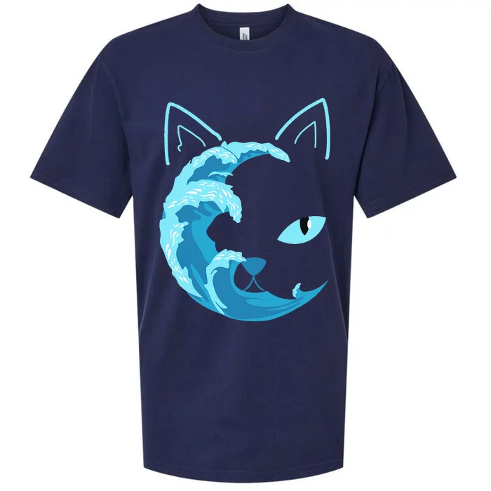 Blue Wave Of Cat Ladies For Kamala Sueded Cloud Jersey T-Shirt