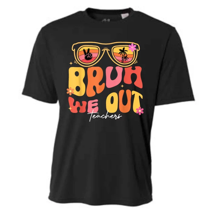 Bruh We Out Teachers Last Day Of School End Of School Year Cooling Performance Crew T-Shirt