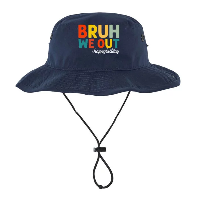 Bruh We Out Happy Last Day Of School Teacher Students Summer Legacy Cool Fit Booney Bucket Hat