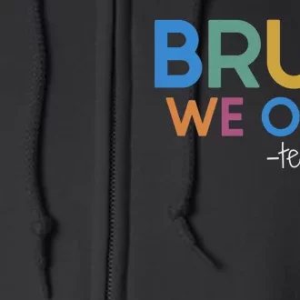 Bruh We Out Teacher Summer Break Last Day Of School Full Zip Hoodie