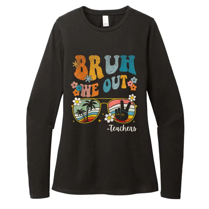 Bruh We Out Teachers Last Day Of School End Of School Year Womens CVC Long Sleeve Shirt