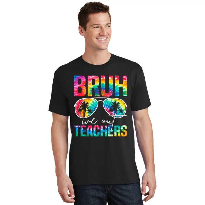 Bruh We Out Teachers Happy Last Day Of School Retro T-Shirt