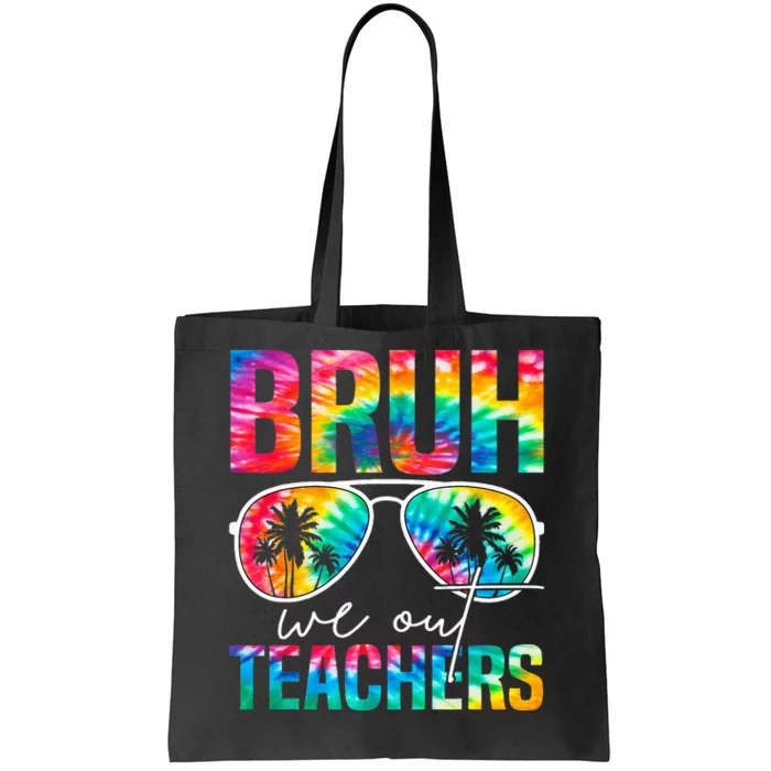 Bruh We Out Teachers Happy Last Day Of School Retro Tote Bag