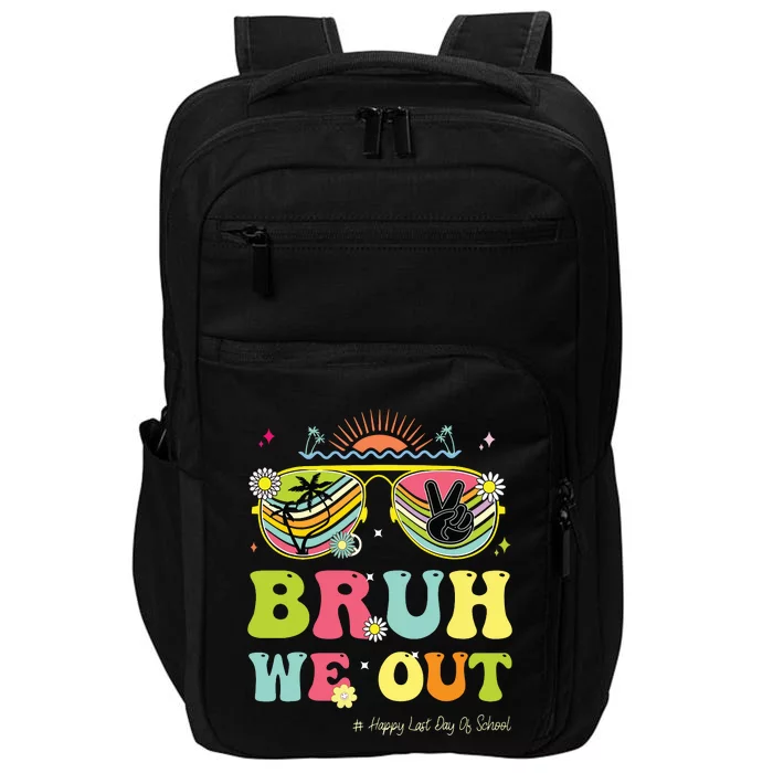 Bruh We Out Funny Last Day Of School Teacher Boy Girl Summer Impact Tech Backpack