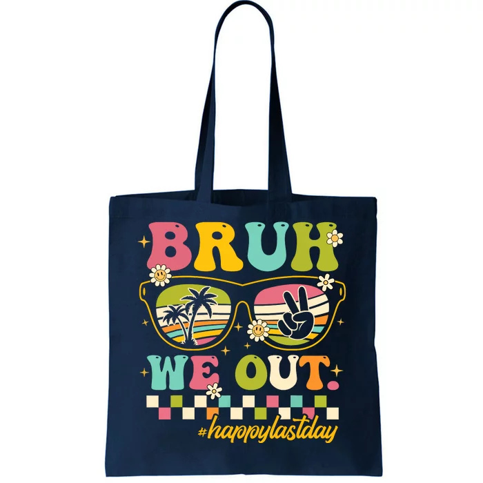 Bruh We Out Funny Last Day Of School Teacher Boy Girl Summer Tote Bag