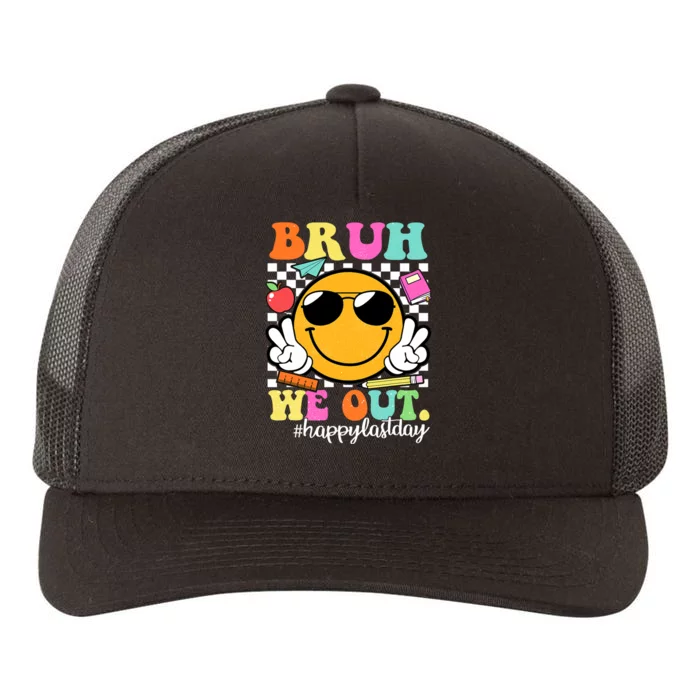 Bruh We Out Teachers Happy Last Day Of School Summer Yupoong Adult 5-Panel Trucker Hat