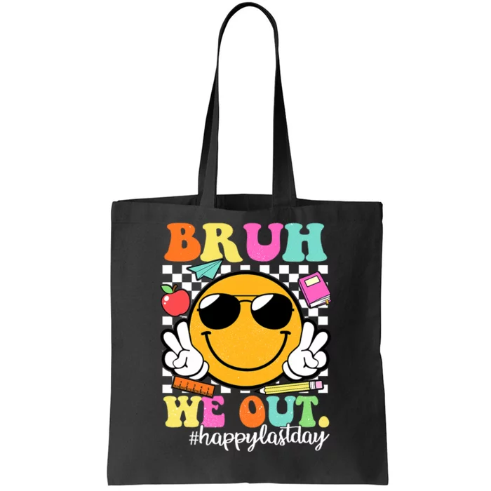 Bruh We Out Teachers Happy Last Day Of School Summer Tote Bag