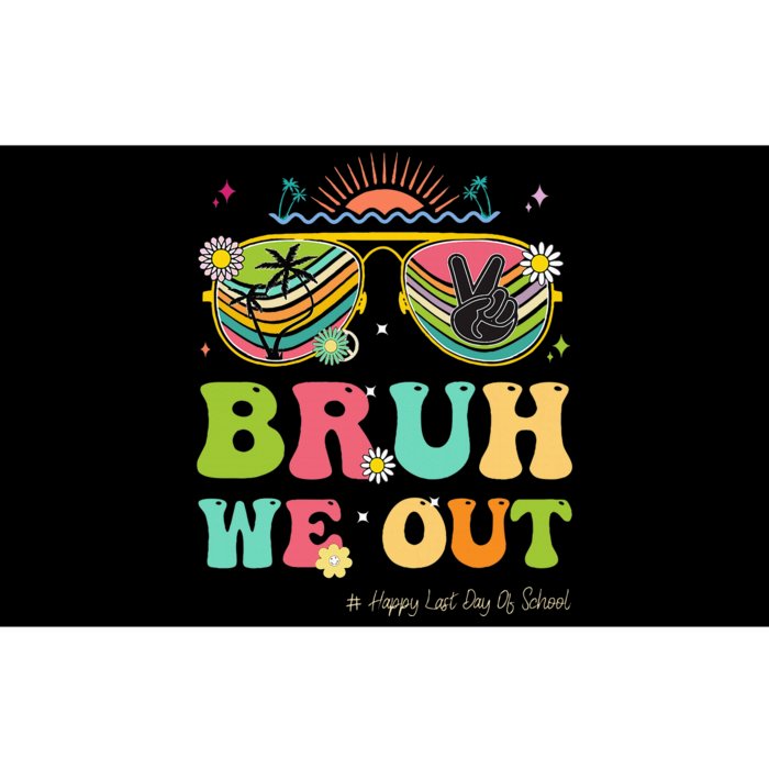 Bruh We Out Funny Last Day Of School Teacher Boy Girl Summer Bumper Sticker