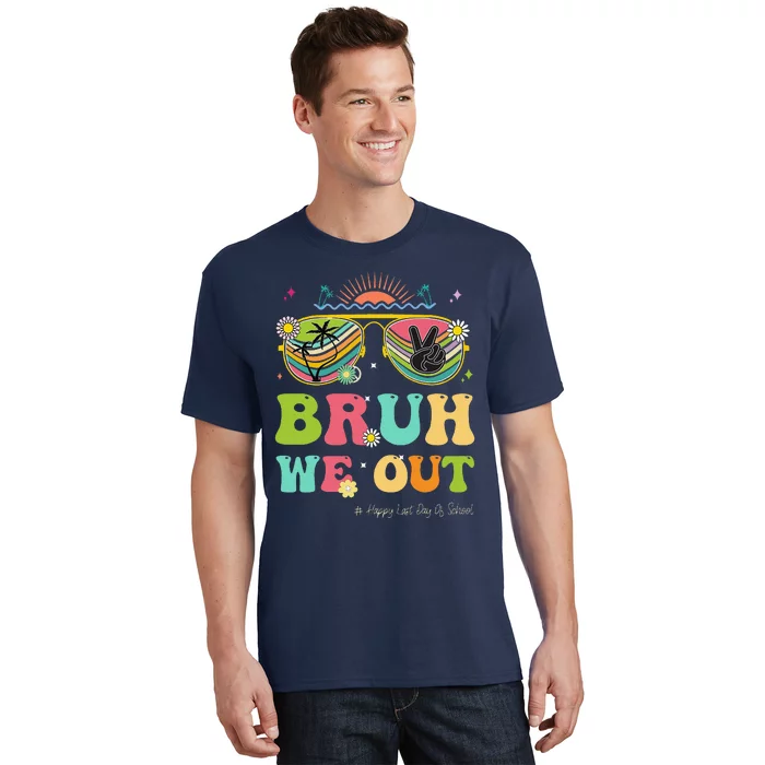 Bruh We Out Funny Last Day Of School Teacher Boy Girl Summer T-Shirt