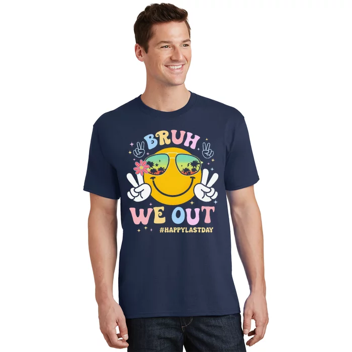 Bruh We Out Happy Last Day Of School Teacher Boy Girl Summer T-Shirt