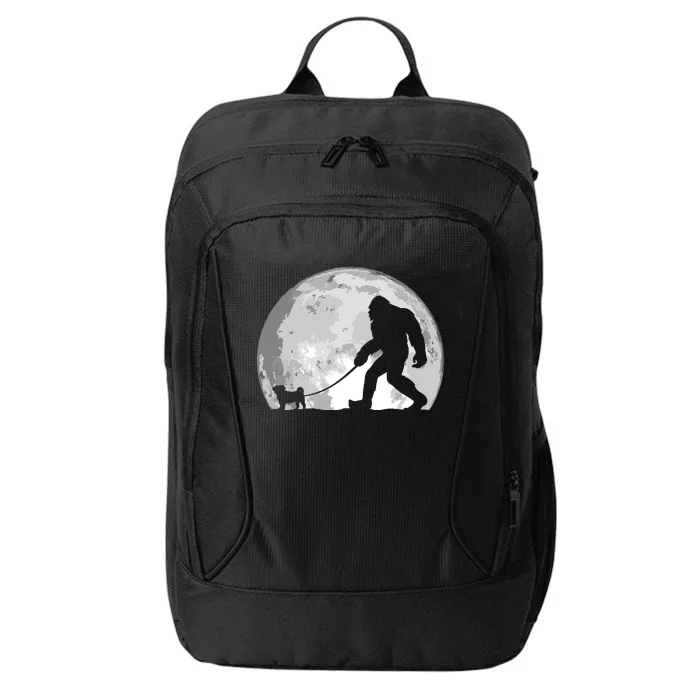 Bigfoot Walks Pug Funny Pug Funny Bigfoot Pug Lover Pug City Backpack