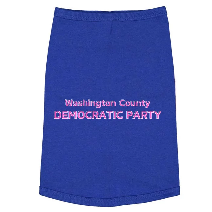 Blue Wave Party Washington County Democratic Party 2024 Doggie Tank