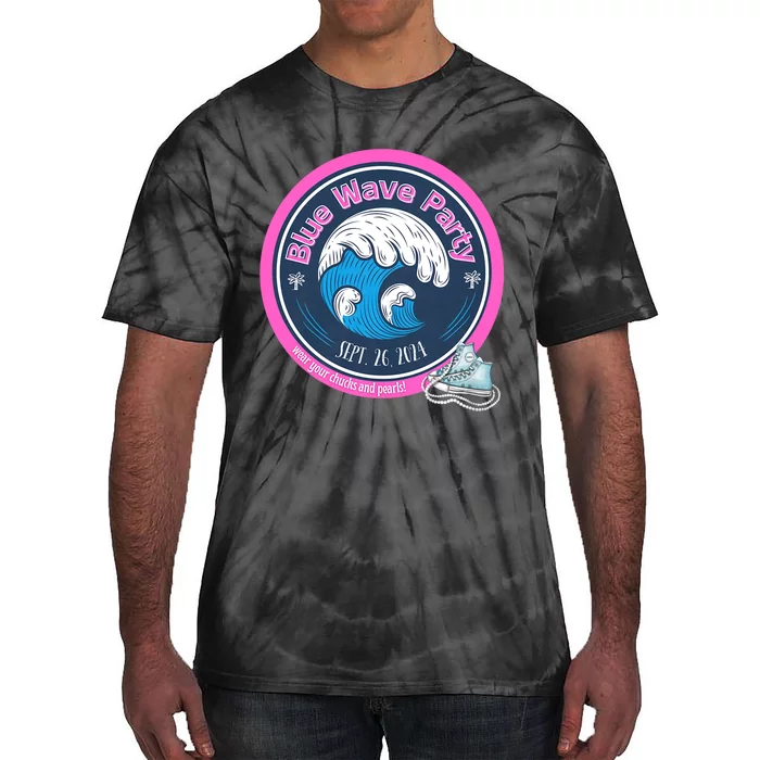 Blue Wave Party Washington County Democratic Party 2024 Tie-Dye T-Shirt