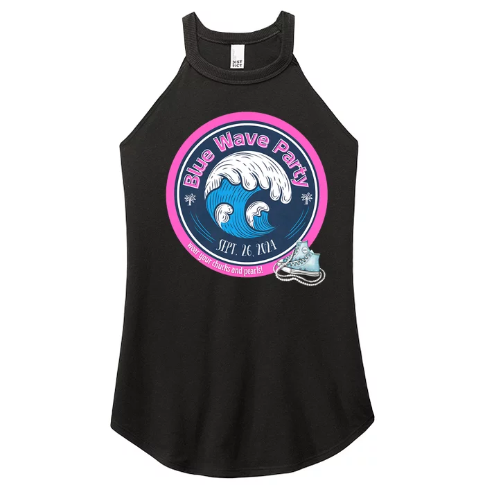 Blue Wave Party Washington County Democratic Party 2024 Women’s Perfect Tri Rocker Tank