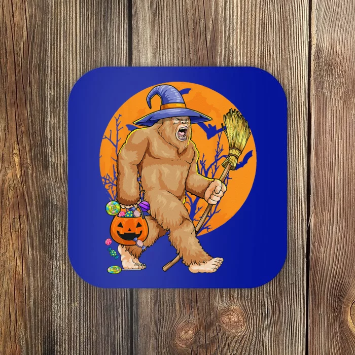 Bigfoot Witch Pumpkin Halloween Costume Sasquatch Coaster