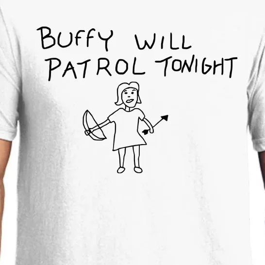 Buffy Will Patrol Tonight Pajama Set