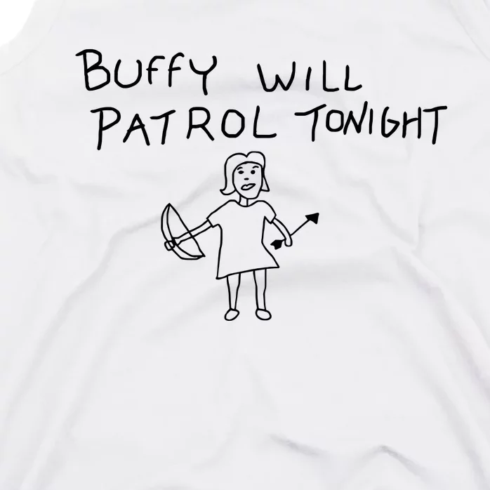 Buffy Will Patrol Tonight Tank Top