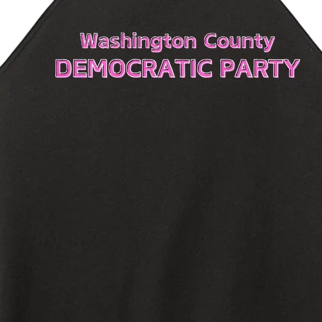 Blue Wave Party Washington County Democratic Party 2024 Women’s Perfect Tri Rocker Tank