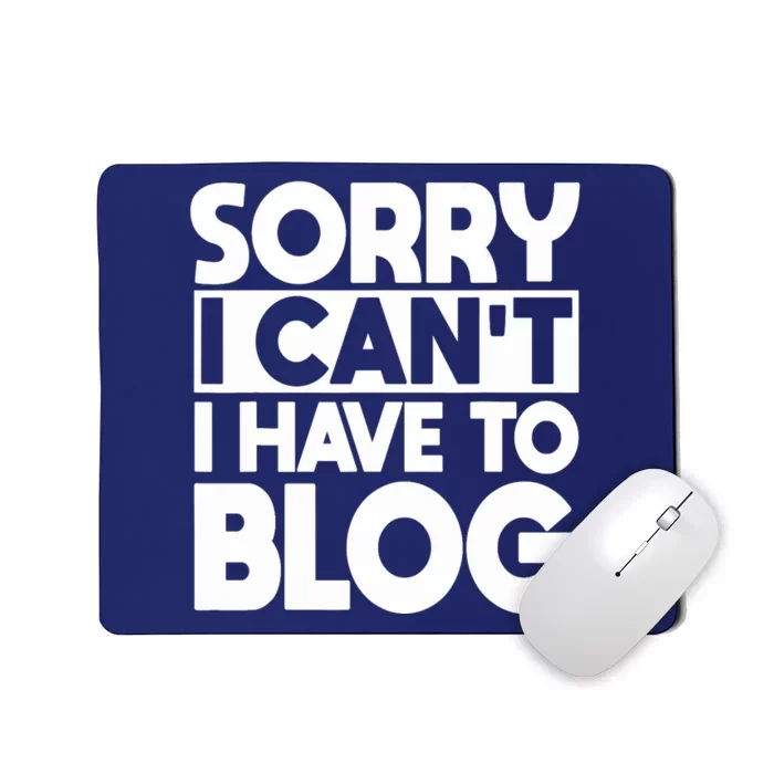 Blogger Writer Publisher Blog Content Creator Blogmaster Mousepad