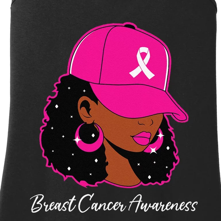 Black Women P.Ink Breast Cancer Awareness Warrior Gift Ladies Essential Tank