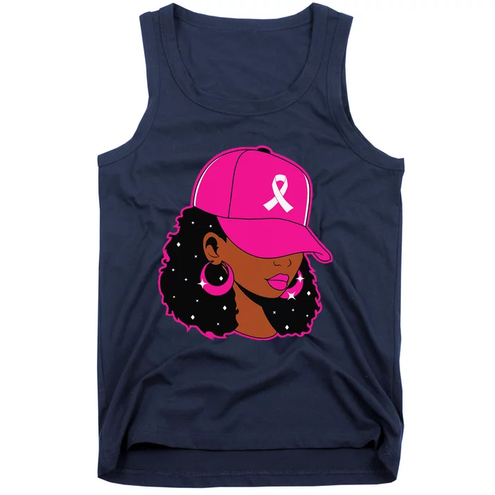 Black Women P.Ink Breast Cancer Awareness Warrior Gift Tank Top